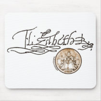 Elizabeth I Signature (Version 1) mousepads