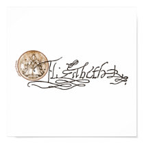 Elizabeth I Signature (Version 2) posters