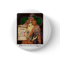 Elizabeth I, the Poodor Queen 2" Button by lucydogdesign Elizabeth I, the Poodor Queen 2" Button