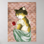 Elizabeth Lizzy Bennet Cat posters