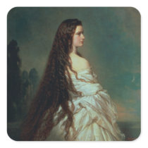 Elizabeth of Bavaria Square Stickers
