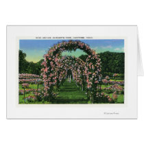 Elizabeth Park View of the Rose Arches Cards