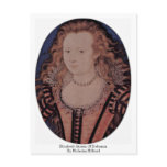 Elizabeth Queen Of Bohemia By Nicholas Hilliard Post Card