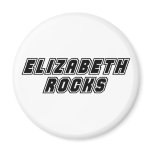Elizabeth Rocks Fridge Magnet