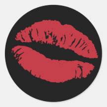 Elizabeth TailHer - Lip Stickers (Black Back)