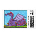 Elizabeth the Dragon postage postage