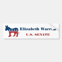 Elizabeth Warren for U.S. Senate Bumper Sticker