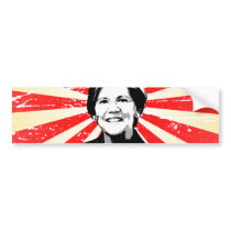 Elizabeth Warren Portrait Bumper Sticker