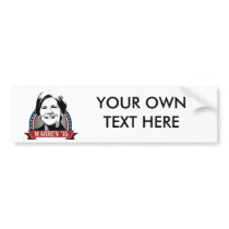 ELIZABETH WARREN TO RUN IN 2016 -.png Bumper Sticker