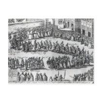 Elizabethan Procession Postcard