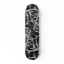 Elk antlers, Central Square, Jackson, Wyoming, U.S Skate Deck