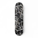 Elk antlers, Central Square, Jackson, Wyoming, U.S Skate Deck