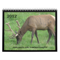 Elk Battle Scars 2012 Calendar