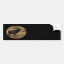 elk bumper sticker