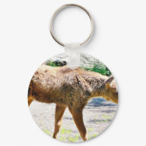 Elk Calf Animal keychains