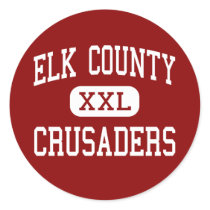 Elk County - Crusaders - Catholic - Saint Marys stickers by customteamsportswear Elk County - Crusaders - Catholic - Saint Marys stickers