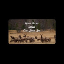 Elk Herd  Address Sticker labels