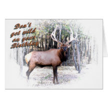 Elk in the Thicket Greeting Cards