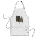 Elk in Winter Apron