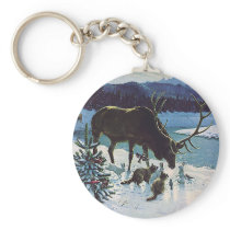 Elk keychains