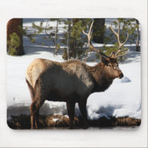 Elk Mousepad by JudsonJoyce Elk Mousepad