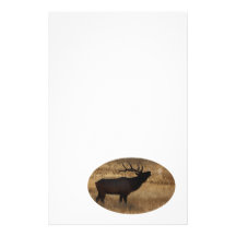 elk personalized stationery