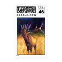 Elk Postage Stamp by artbyjolyn Elk Postage Stamp