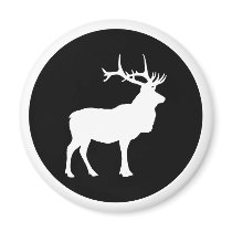 Elk Silhouette Magnet