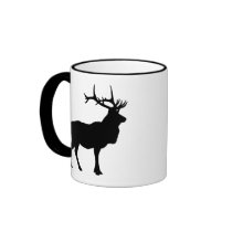 Elk Silhouette Mugs