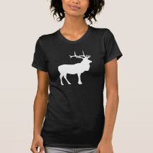 Elk Silhouette Tee Shirts