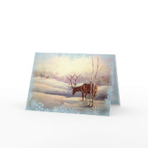 ELK & SNOWFLAKES by SHARON SHARPE cards by sharonsharpe ELK & SNOWFLAKES by SHARON SHARPE cards