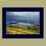 Elk with double rainbow posters