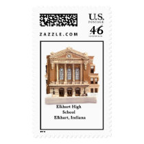 Elkhart High School  Elkhart, IN Postage Stamp