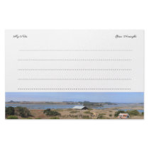 Elkhorn Slough Natural Reserve Panoramic Customized Stationery