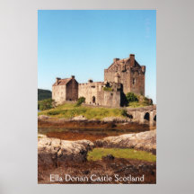 Ella Donan Castle_002, Ella Donan Castle Scotland Poster