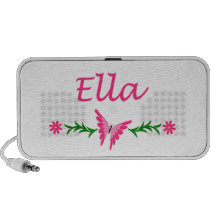 Ella (Pink Butterfly) iPhone Speaker