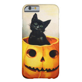 Ellen H. Clapsaddle: Black Cat in Jack O'Lantern Barely There iPhone 6 Case