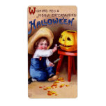 Ellen H. Clapsaddle: Boy with Jack O'Lantern Labels