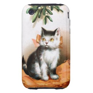 Ellen H. Clapsaddle: Cat under Mistletoe