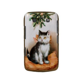 Ellen H. Clapsaddle: Cat under Mistletoe