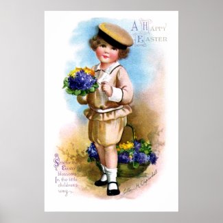 Ellen H. Clapsaddle: Child with Forget-me-not