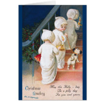Ellen H. Clapsaddle: Christmas Toddler Girls Cards