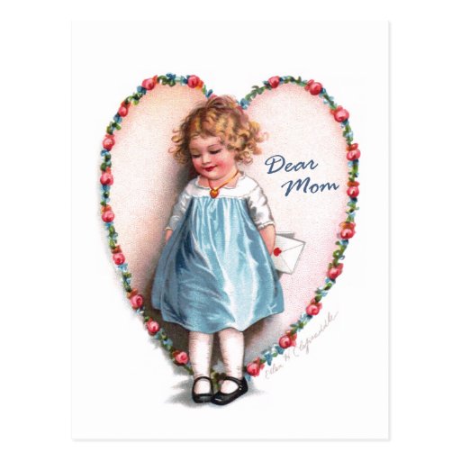 Ellen H. Clapsaddle: Dear Mom Postcard