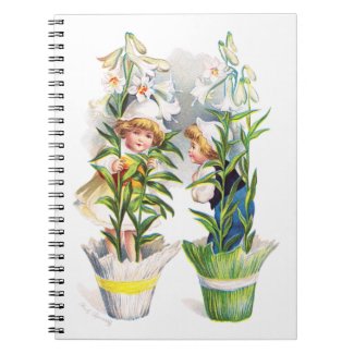 Ellen H. Clapsaddle: Easter Flower Children notebook