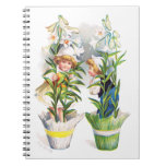 Ellen H. Clapsaddle: Easter Flower Children Spiral Notebook