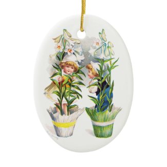 Ellen H. Clapsaddle: Easter Flower Children ornament