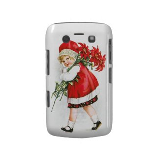 Ellen H. Clapsaddle: Girl with Christmas Flowers
