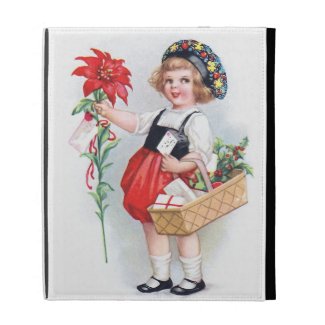 Ellen H. Clapsaddle: Girl with Poinsettia