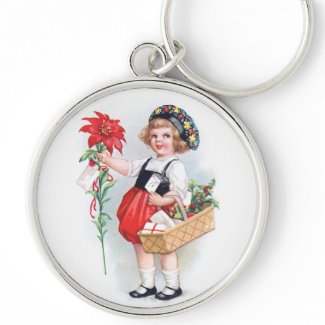 Ellen H. Clapsaddle: Girl with Poinsettia