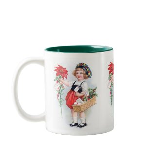 Ellen H. Clapsaddle: Girl with Poinsettia